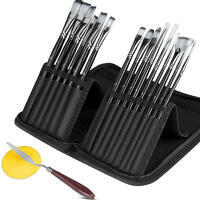 Без бренда «Набор кистей для рисования в чехле, премиум набор (15 нейлоновых кистей, 1 мастихин)» в Улан-Удэ