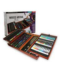 Без бренда «Художественный набор (174 предмета) в деревянном чемоданчике» в Улан-Удэ в интернет-магазине Без бренда «Художественный набор (174 предмета) в деревянном чемоданчике» в Улан-Удэ