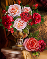 Без бренда «Букет роз в изящной вазе» в Улан-Удэ