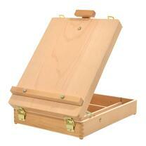 Без бренда «Коробка 6 шт.: Мольберт Две картинки этюдный ящик, настольный, хлопушка 55 см» в Улан-Удэ