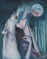 Без бренда «Девушка и волк в полнолуние» в Улан-Удэ в интернет-магазине Без бренда «Девушка и волк в полнолуние» в Улан-Удэ