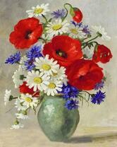 Весенний букет в вазе