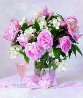 Без бренда «Нежный букетик с розами и настойка» в Улан-Удэ