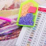 Алмазная мозаика 30x40 M34_ZX11059 Ваза с желтыми розами и лилиями за 663 руб. в интернет-магазине Алмазная мозаика 30x40 Ваза с желтыми розами и лилиями