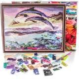 Алмазная мозаика 30x40 M34_ZX11059 Ваза с желтыми розами и лилиями за 663 руб. в интернет-магазине Алмазная мозаика 30x40 Ваза с желтыми розами и лилиями