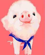 Розовый поросёнок