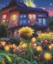 Без бренда «Сказочный домик и поле подсолнухов» в Улан-Удэ в интернет-магазине  Без бренда «Сказочный домик и поле подсолнухов» в Улан-Удэ