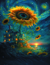 Без бренда «Фэнтези сюжет с подсолнухом» в Улан-Удэ в интернет-магазине  Без бренда «Фэнтези сюжет с подсолнухом» в Улан-Удэ