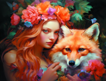 Без бренда «Рыжая девушка и рыжая лисица» в Улан-Удэ в интернет-магазине  Без бренда «Рыжая девушка и рыжая лисица» в Улан-Удэ