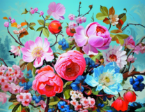 Без бренда «Пионы и другие цветы» в Улан-Удэ в интернет-магазине  Без бренда «Пионы и другие цветы» в Улан-Удэ